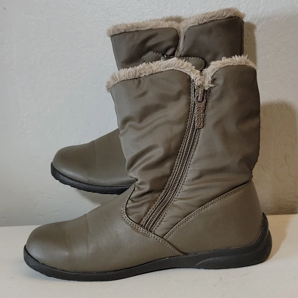 TOTES Winter Faux Fur Manmade Materials Boots 5.5M